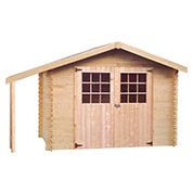 abri de jardin en bois flodopi - decor et jardin